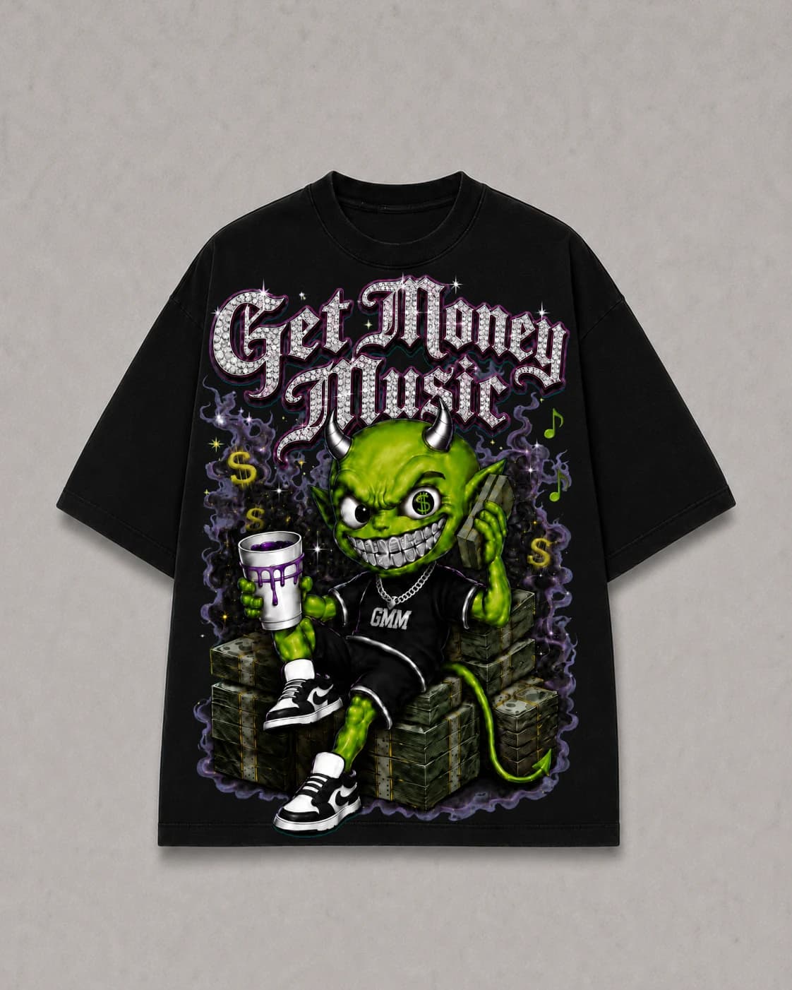 Футболка GMM Cash Goblin, вид спереди